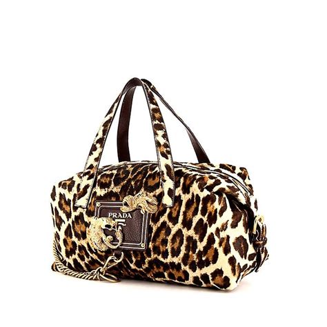 borsa prada leopardata